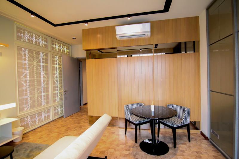 Expressionz Professional Suites By Mykey Kuala Lumpur Exteriör bild A living room with a concealed air-conditioning system